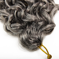 Extensions de cheveux au crochet Passion Twist, Cheveux humains bouclés pour tresses, Cheveux naturels volumineux pour tressage pour femmes noires, Vente en gros