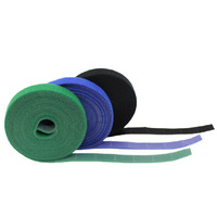 Sangle de fixation réutilisable à boucle et crochets, à déchirer à la main, pour l'organisation des câbles