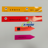 Vente directe usine de matières premières en papier d'art laminé, imperméables et résistantes à la déchirure, pour étiquettes de bagages prioritaire d'aéroport