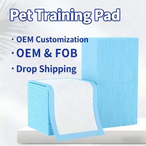 Tapis absorbants jetables pour animaux de compagnie et tapis d'apprentissage pour chiens en matériau SAP écologique personnalisé à 6 couches - Vente directe d'usine en gros - Product Image 6