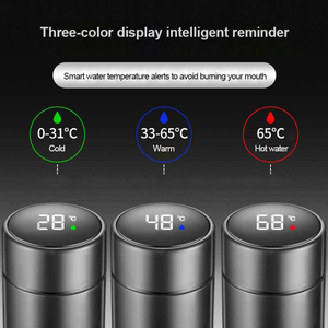 Thông Minh Kỹ Thuật Số 500Ml Chân Không Thermos Flask LED Kỹ Thuật Số Hiển Thị Nhiệt Độ Thép Không Gỉ Cốc Nước Chai Tùy Chỉnh - Product Image 4