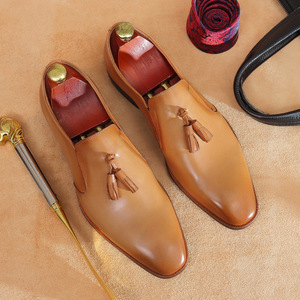 Chaussures décontractées rétro pour hommes en cuir véritable DSYX, légères, respirantes, à enfiler, style vintage, pour l'automne, vente en gros - Product Image 5