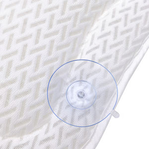 Oreiller de bain en polyester certifié OEKO-TEX pour le soutien de la <span class=keywords><strong>tête</strong></span>, du cou et du dos, antidérapant, avec ventouses puissantes, taille personnalisée acceptée - Product Image 4