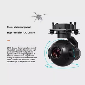 Caméra stabilisée SIYI ZR10 2K 30x Vision nocturne hybride Starlight pour modèle aérien UAV électro-optique - Product Image 4