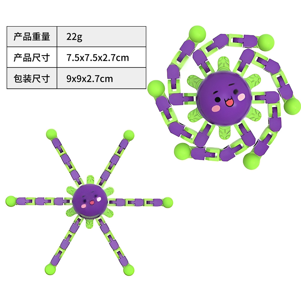 Toupie à changement de visage [en sac] violet
