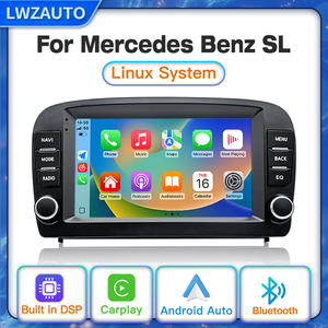 Système audio de voiture Linux STWEI, nouvelle arrivée, pour Benz <span class=keywords><strong>SL</strong></span> R230 SL350 SL500 SL55... (2001-2004) Zinch Linux 7 pouces - Product Image 2