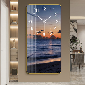 Orologio da parete moderno <span class=keywords><strong>studio</strong></span> scandinavo scenario di casa mare moda semplice orologio silenzioso orologio creativo - Product Image 2