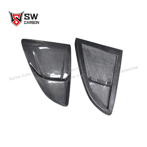 Nouveau couvercle de persiennes d'aération latérale de fenêtre arrière en fibre de carbone <span class=keywords><strong>GT</strong></span> Style <span class=keywords><strong>718</strong></span> pour Porsche <span class=keywords><strong>718</strong></span> Cayman - Product Image 3