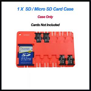 Étui pour <span class=keywords><strong>carte</strong></span> <span class=keywords><strong>mémoire</strong></span> BANDC SD / TF / SDHC / SDXC / Micro SD, support de stockage de <span class=keywords><strong>carte</strong></span> <span class=keywords><strong>mémoire</strong></span>, taille <span class=keywords><strong>carte</strong></span> de crédit - Product Image 2