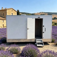Offre Spéciale – Cabine Sanitaire Portable de Luxe à 2 Postes avec Climatisation et Double Lavabo pour Événements Extérieurs, Mariages et Chantiers