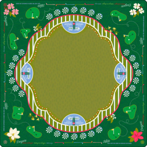 Factory Directly Low MOQ Custom Mahjong Artificial Leather <b>Mat</b> Square Travel Mahjong <b>Table</b> <b>Mat</b> - Product Image 1