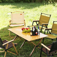 Table pliante ultra-légère en aluminium pour camping, ensemble de 4 à 6 personnes, mobilier d'extérieur portable pour camping, barbecue, jardin