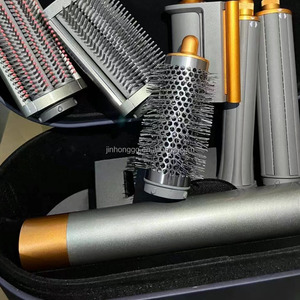 Fer à boucler ionique <span class=keywords><strong>Airr</strong></span> Wraps de qualité supérieure avec étui en cuir - Moteur DC 110 000 tr/min, 3 vitesses, outil de soin des cheveux - Product Image 2
