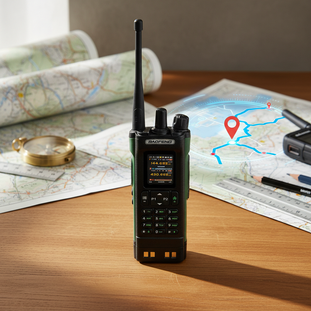 1PC Baofeng DMR Woki Toki DM-32 Telsiz DM32 Full Band Bluetooth Program Digital DM-32 Pro Walkie Talkie Long Range With GPS