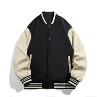 2024 Designer Plaine Bomber Vestes Sports D'hiver Hommes Letterman Veste Décontractée En Gros Blanc Vestes pour Hommes