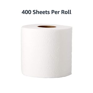 Carta Igienica Ultra <span class=keywords><strong>Plus</strong></span> a 2 Veli, Ecologica, in Pura Cellulosa, 400 Fogli per Rotolo, Confezionata Singolarmente, Bianca, Economica, Vendita all'Ingrosso Gratuita - Product Image 2
