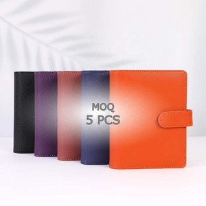 Bán chạy nhất 26 màu nhỏ Saffiano Da A6 Ngân Sách chất kết dính kế hoạch 6-Ring ràng buộc TK FB Ins Bảng điều khiển chia máy tính xách tay - Product Image 1