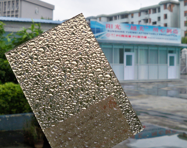 Popular Shine Polycarbonate Diamond Sheet for Door