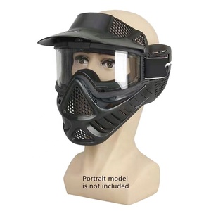 Máscara de <span class=keywords><strong>Paintball</strong></span> con Doble Lente Negra, Antivaho, al por Mayor, Casco de <span class=keywords><strong>Paintball</strong></span> - Product Image 2