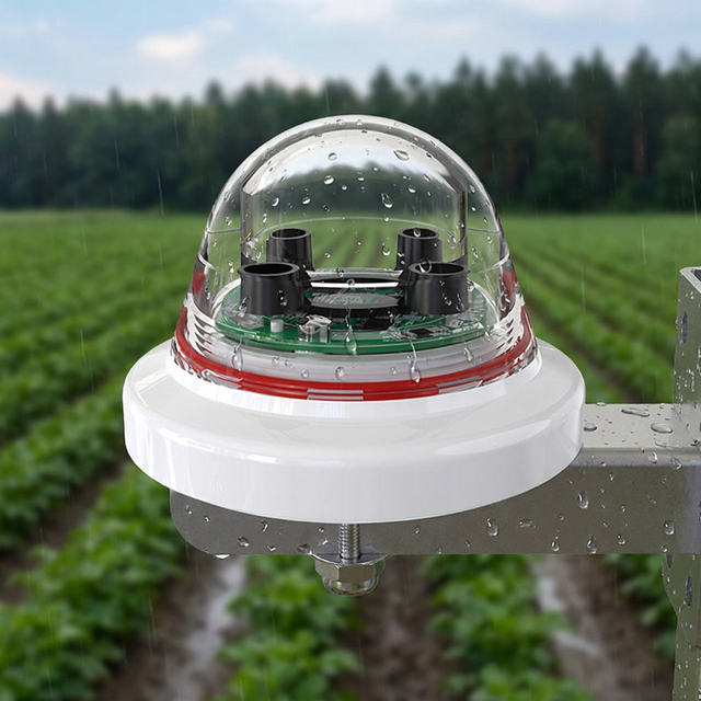 Manufacturer Optical Rainfall Sensor RS485 Digital Rain Gauge Non-contact Measurement for Agriculture Environmental Monitor