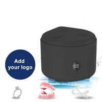 Nettoyeur ultrasonique professionnel 150 ml 45 kHz haute fréquence pour appareils dentaires, gouttières, bijoux, lunettes et montres