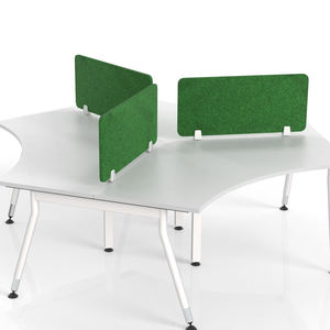 Divisores de Oficina Plegables en Forma de U, Insonorizantes, de Alta Calidad, 100% Poliéster, Biombos de Privacidad para Escritorio - Product Image 6