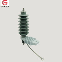 Parafoudre d'éclairage GULIFA 10KV/11KV/12KV/15KV/18KV en caoutchouc silicone gris composite polymérique avec boîtier métallique en oxyde de zinc