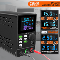 KUAIQU SPPS3001D couleur LED affichage numérique réglable DC banc alimentation 300V 1A 300W précision encoder bouton test de laboratoire