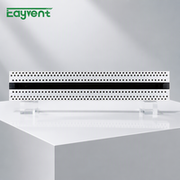 Diffuseur linéaire encastré invisible pour plafond, grille d'aération encastrée pour projets de ventilation CVC, vente directe usine