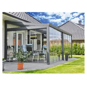Alüminyum profil bahçe odası ve kış bahçesi ve cam ev cam çatı ile