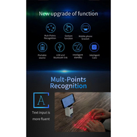 Nouveau clavier laser virtuel magnétique mini USB portable sans fil pour smartphones et ordinateurs portables