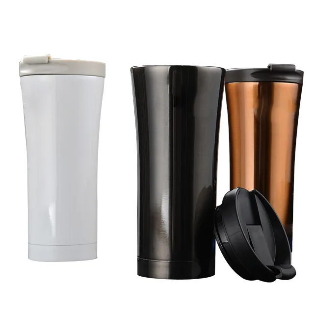 2022 NEW 500ml thermal double wall coffee mug travel cup insulation water bottle vacuum cup flask