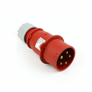 High voltage line female and male quick lock power connector 5pin circular metal connector FLD