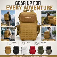 Sac à dos tactique robuste à prix abordable, personnalisable avec logo, pour la chasse en extérieur, style décontracté, durable, en stock
