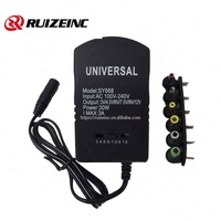 Adaptateur secteur réglable 30W 3-12V2.5a chargeur multifonctionnel pour caméra d'ordinateur portable