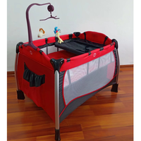 Lit et berceau pliable en métal pour bébé, portable, pour une utilisation en extérieur et à l'école, pour nouveau-né et nourrisson