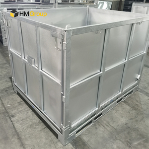 Diseño Galvanizado a Prova De <span class=keywords><strong>Ferrugem</strong></span> E Container De Palete De Aco Para Cargas Pesadas Com Alta Capacidade De Carga - Product Image 4