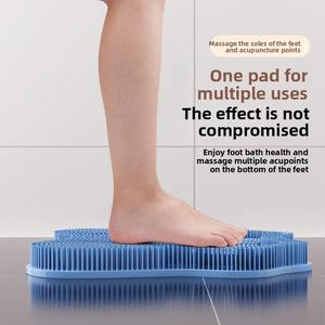 Cepillo de Baño de Silicona para Masaje de Espalda y Pies, Tapete Exfoliante para Baño - Product Image 6