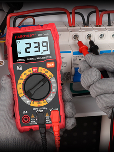 HABOTEST düşük fiyat manuel aralığı 2000 sayımları 600V gerilim AC DC TRMS çok metre cihazı voltmetre Multitester dijital multimetre - Product Image 5