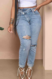 Pantalones Vaqueros 2026 para Mujer, <span class=keywords><strong>Jeans</strong></span> Rotos, Pantalones de Mezclilla <span class=keywords><strong>Colombianos</strong></span> al <span class=keywords><strong>por</strong></span> <span class=keywords><strong>Mayor</strong></span> - Product Image 5
