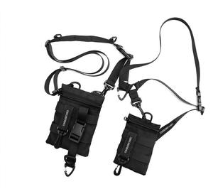 กระเป๋าสะพายข้างสไตล์ฮิปฮอปสตรีทแฟชั่นสำหรับผู้ชายและผู้หญิงกระเป๋าคาดลำตัวไนลอน<span class=keywords><strong>ย</strong></span>ุทธวิธีกระเป๋าใส่โทรศัพท์มือถือ - Product Image 1