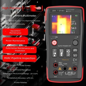 Caméra thermique infrarouge HD portable TTLTES ZOYI ZT-R01, multimètre numérique 2-en-1 à bouton-poussoir, haute tension, pour électriciens - Product Image 2