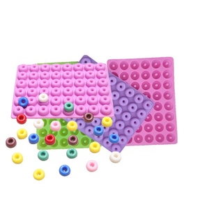 Mini Chocolate Candy Molds <b>Ring</b> Geometric Gummy Silicone Eco-Friendly Oven Safe Custom Color Logo Fondant Cake <b>Ice</b> Cube Tray - Product Image 1