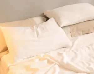 ขายส่งโรงแรมหรู100% ทอโรงแรมชุดเครื่องนอนผ้าลินินชุดผ้าปูที่นอนผ้าปูเตียง