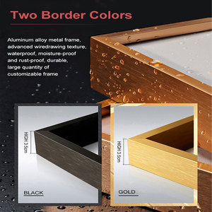 Reloj de pared de Metal de forma Rectangular moderno reloj de pared decorativo de café americano para decoración del hogar - Product Image 6