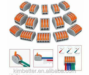 Terminal de Conexión Rápida Mini de Alta Densidad, <span class=keywords><strong>3</strong></span> Entradas/Salidas, Macho/Hembra, Universal, 250V 32A, Contacto de Cobre, Tipo Resorte - Product Image 6