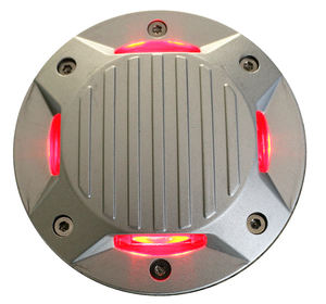 Защитный отражатель «кошачий глаз» для дорожного строительства, дорожный маркер, мигающий свет, встроенный круглый проводной алюминиевый светодиодный дорожный светильник на солнечной батарее - Product Image 1