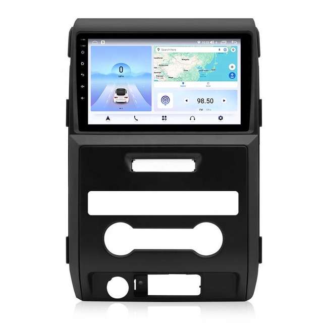 9 Inch Touch Screen 2 Din CarPlay Android Auto Head Unit Car Player for Ford F150 Bluetooth 4G WiFi FM Radio SWC GPS Navigation