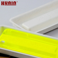 Insert en pulpe moulée pour étui de téléphone / Plateau d'emballage en pulpe de canne à sucre pour coque de téléphone