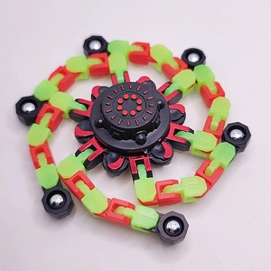 Wholesale LM Children's Plastic Spiral Finger Stress Relief <b>Toy</b> Mechanical Transforming Gyro Fidget Chain JY-25969 for Kids - Product Image 4